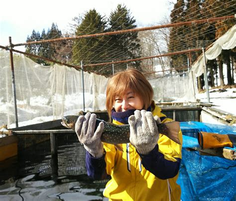 角掛養魚場|岩魚の稚魚を見てきました~！ 